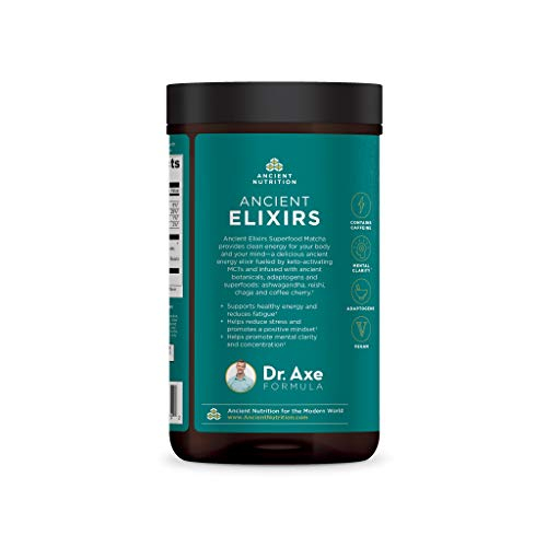 Foto 6 pulgar | Té Verde Matcha En Polvo Ancient Nutrition Con Ashwagandha 20s - Venta Internacional.
