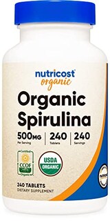 Foto 1 | Suplemento Nutricost De Espirulina Orgánica 500 Mg 240 Tabletas - Venta Internacional.