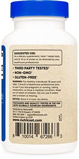 Foto 3 | Suplemento Nutricost De Espirulina Orgánica 500 Mg 240 Tabletas - Venta Internacional.