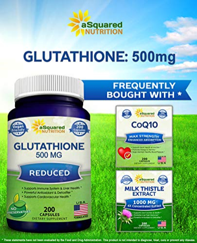 Foto 6 pulgar | Suplemento: 500 Mg De Glutatión Reducido De Squared Nutrition - Venta Internacional.
