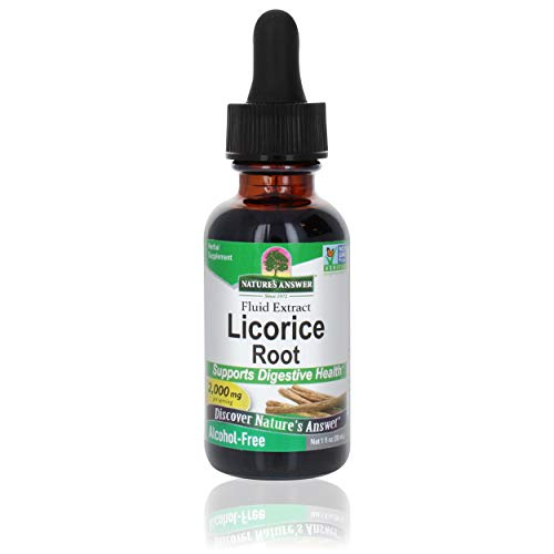 Suplemento: Nature's Answer, Raíz De Regaliz, Salud Digestiva 30 - Venta Internacional.
