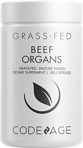 Foto 1 | Suplemento Codeage Grass Feed Beef Organs 180 Cápsulas - Venta Internacional