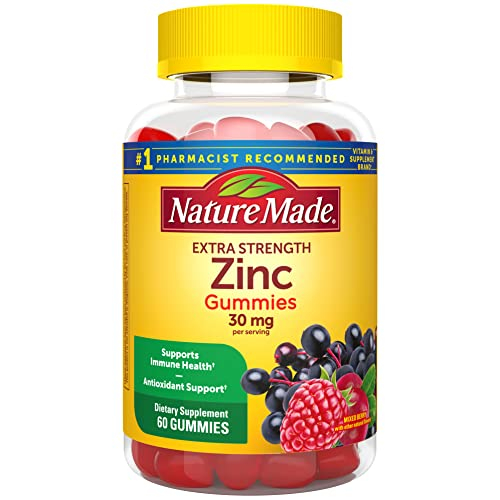 Foto 2 pulgar | Gomitas De 30 Mg De Zinc De Supplements Nature Made 60 Unidades - Venta Internacional.