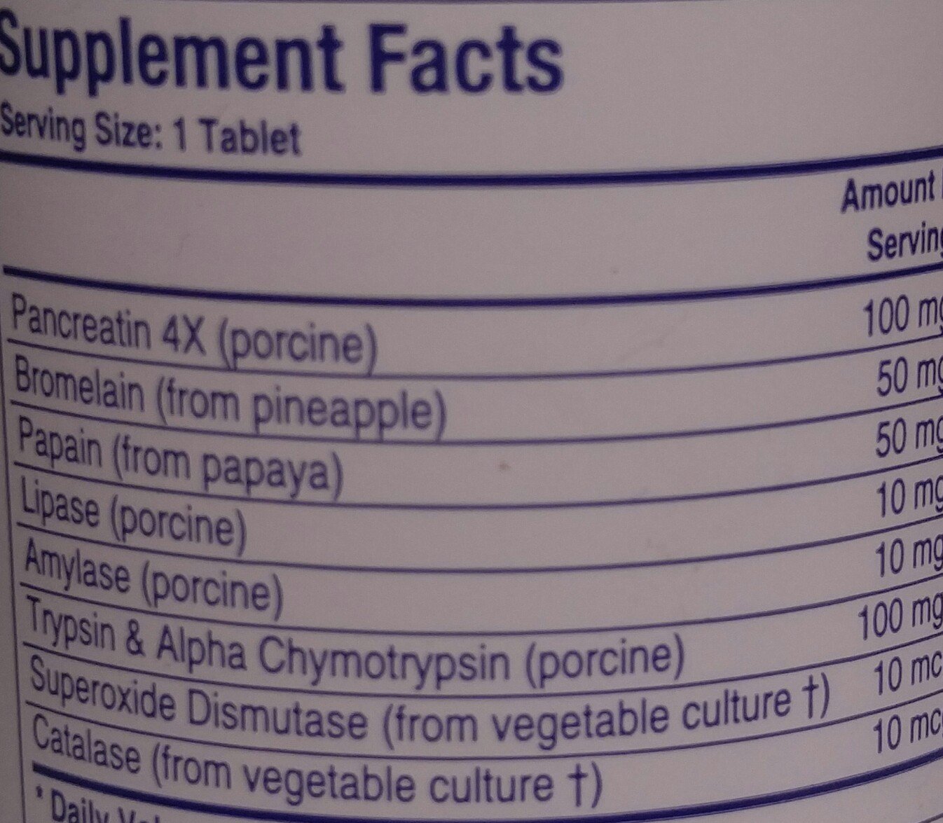 Foto 3 pulgar | Suplemento Biotics Research Intenzyme Forte Proteolytic Enzy - Venta Internacional.