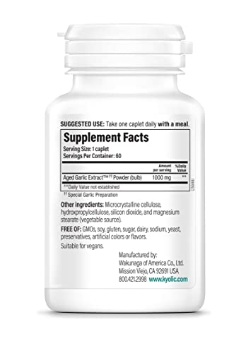 Foto 4 pulgar | Suplemento Kyolic De Extracto De Ajo Envejecido, Fórmula 250, 60 Cápsulas - Venta Internacional.