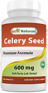 Foto 1 | Tableta de Semillas de Apio Supplement Best Naturals 600 mg 180 Unidades - Venta Internacional