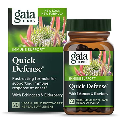 Foto 2 pulgar | Suplemento Gaia Herbs Quick Defense Immune Support 20 Cápsulas - Venta Internacional