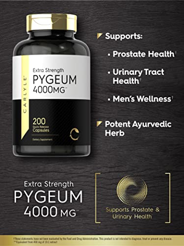 Foto 4 pulgar | Suplemento Carlyle Pygeum Africanum Bark 200 Cápsulas - Venta Internacional