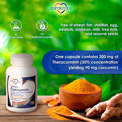Foto 3 pulgar | Suplemento Cardiotabs, Cúrcuma Y Curcumina, 600 Mg, 60 Cápsulas - Venta Internacional.