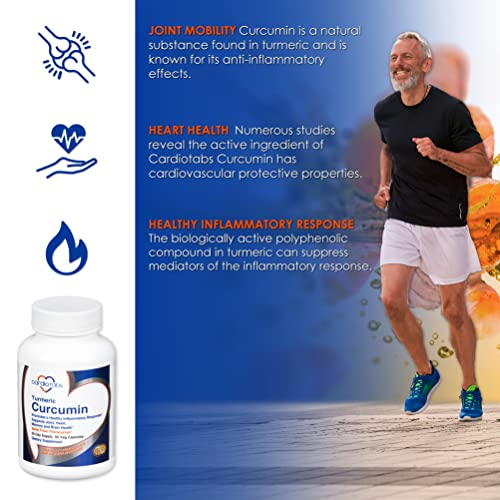 Foto 5 pulgar | Suplemento Cardiotabs, Cúrcuma Y Curcumina, 600 Mg, 60 Cápsulas - Venta Internacional.