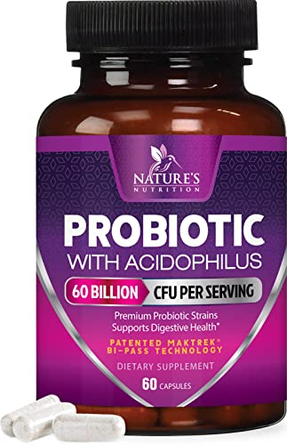Foto 2 pulgar | Suplementos Probióticos Nature's Nutrition 60 Mil Millones De Cfu 60 C - Venta Internacional.