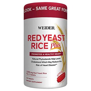 Foto 1 | Suplemento Weider Red Yeast Rice Plus Con Fitoesteroles 1200 Mg - Venta Internacional.