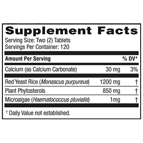Foto 3 pulgar | Suplemento Weider Red Yeast Rice Plus Con Fitoesteroles 1200 Mg - Venta Internacional.