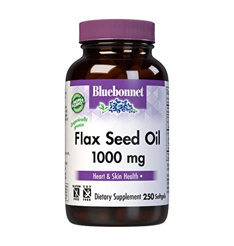 Suplemento De Aceite De Semillas De Lino Bluebonnet Nutrition, 1000 Mg, 250 Sof - Venta Internacional.