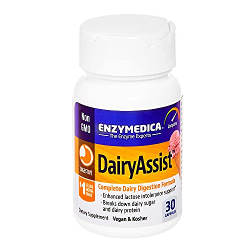 Suplemento Enzymedica Dairyassist Digestive Relief 30 Cápsulas - Venta Internacional.