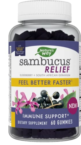 Foto 2 pulgar | Suplemento Nature's Way Sambucus Relief Gommies 60 Unidades - Venta Internacional.