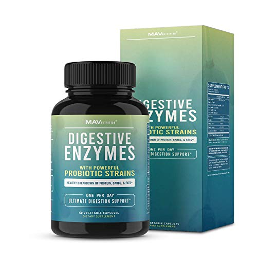 Foto 2 pulgar | Suplemento Mav Nutrition Enzimas Digestivas y Probióticos 60 Cápsulas - Venta Internacional