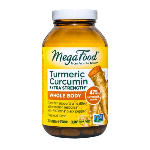 Foto 2 pulgar | Suplemento Megafood Turmeric Strength Whole Body 120 Comprimidos - Venta Internacional