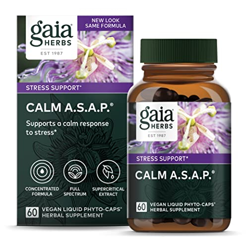 Foto 2 pulgar | Suplemento Gaia Herbs Calm A.s.a.p. Stress Support 60 Cápsulas - Venta Internacional