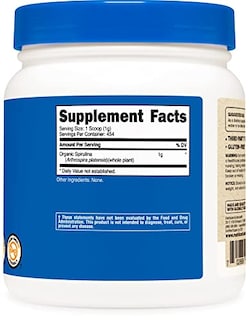 Foto 4 | Espirulina Orgánica en Polvo Nutricost 454 g - Venta Internacional