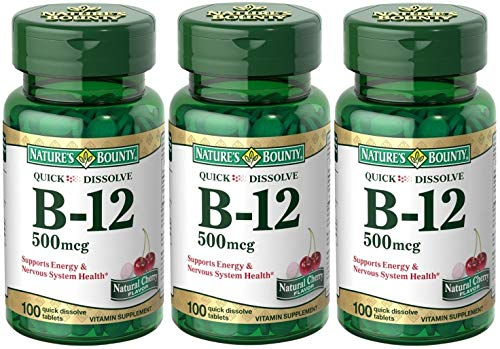 Foto 2 pulgar | Suplemento Nature's Bounty B-12 De Disolución Rápida 500 Mcg 300 Ta - Venta Internacional
