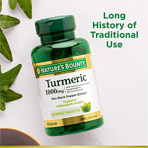 Foto 5 pulgar | Suplemento De Cúrcuma Nature's Bounty 1000 Mg 60 Cápsulas - Venta Internacional