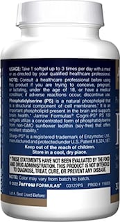 Foto 2 | Suplemento Jarrow Formulas Ps 100-30 Cápsulas Blandas De 100 Mg De Fosfato - Venta Internacional