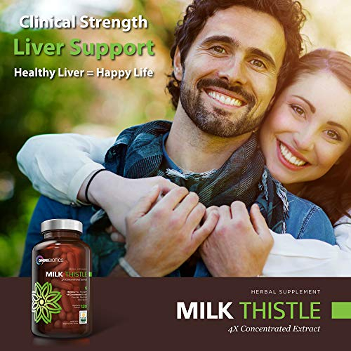 Foto 6 pulgar | Suplemento Omnibiotics Milk Thistle 1500 Mg, 4 Veces Concentrado - Venta Internacional.