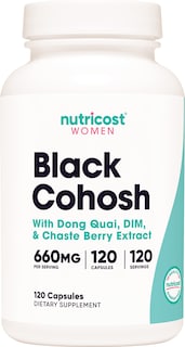 Foto 1 | Suplemento Nutricost Black Cohosh 660 Mg 120 Cápsulas Para Mujeres - Venta Internacional.