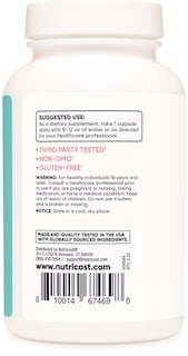 Foto 4 | Suplemento Nutricost Black Cohosh 660 Mg 120 Cápsulas Para Mujeres - Venta Internacional.