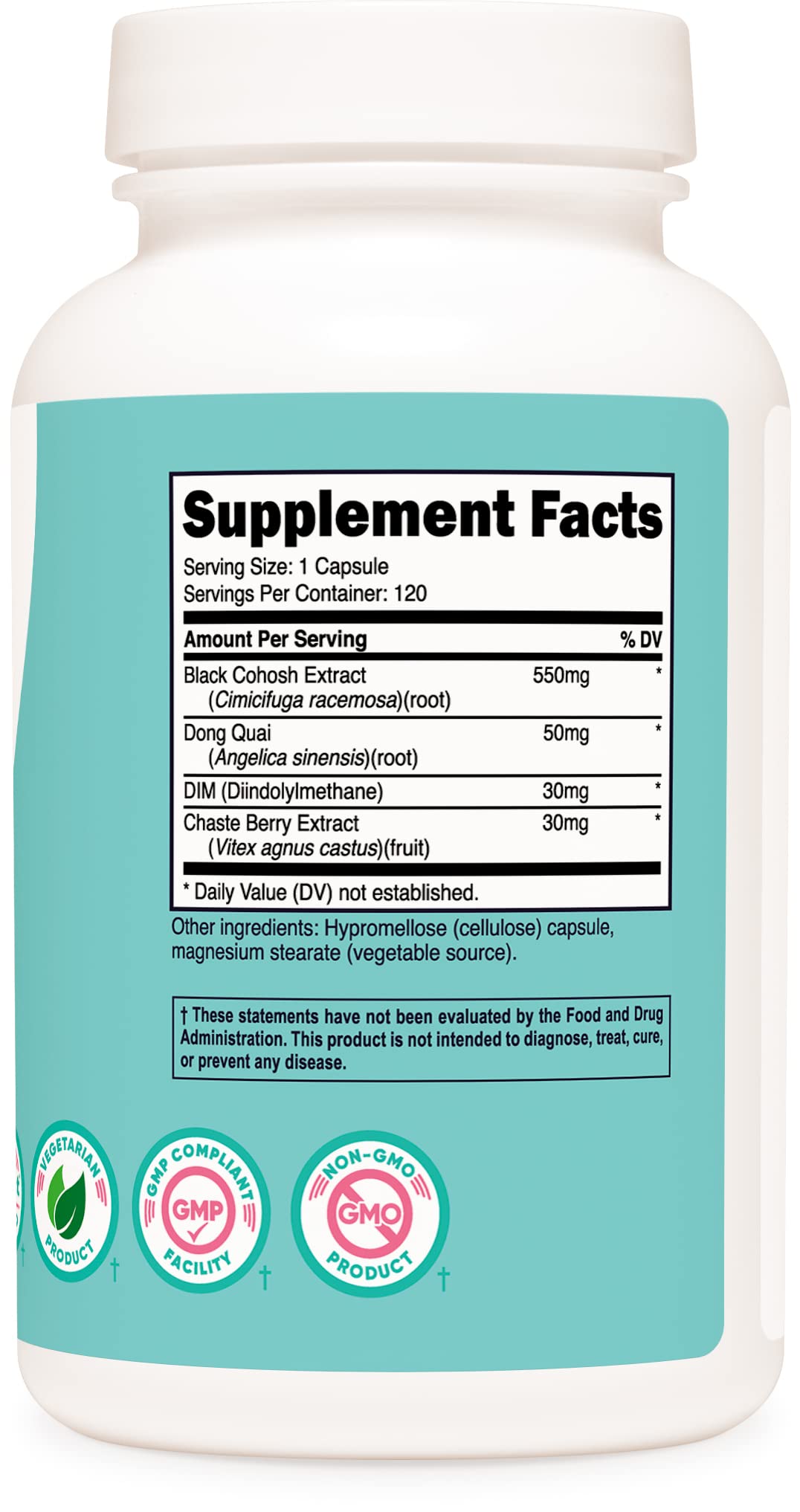 Foto 6 pulgar | Suplemento Nutricost Black Cohosh 660 Mg 120 Cápsulas Para Mujeres - Venta Internacional.