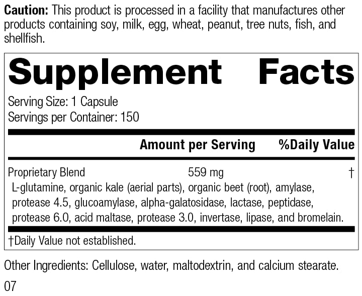 Foto 3 pulgar | Suplemento Standard Process Enzycore 150 Cápsulas - Venta Internacional