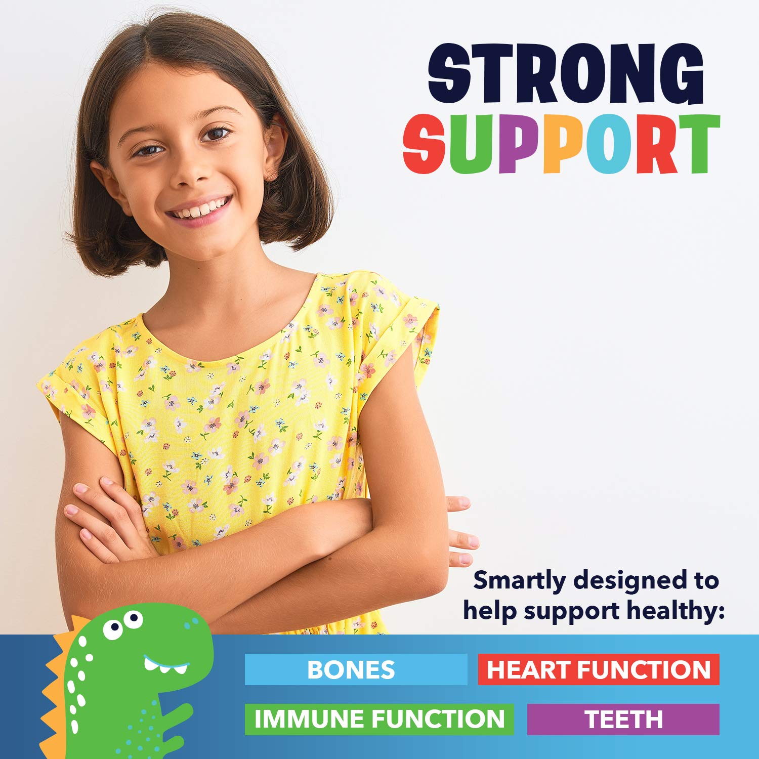 Foto 5 pulgar | Gomitas de Vitamina D Kal Vitamina D-Rex para Niños 25 MCG - Venta Internacional