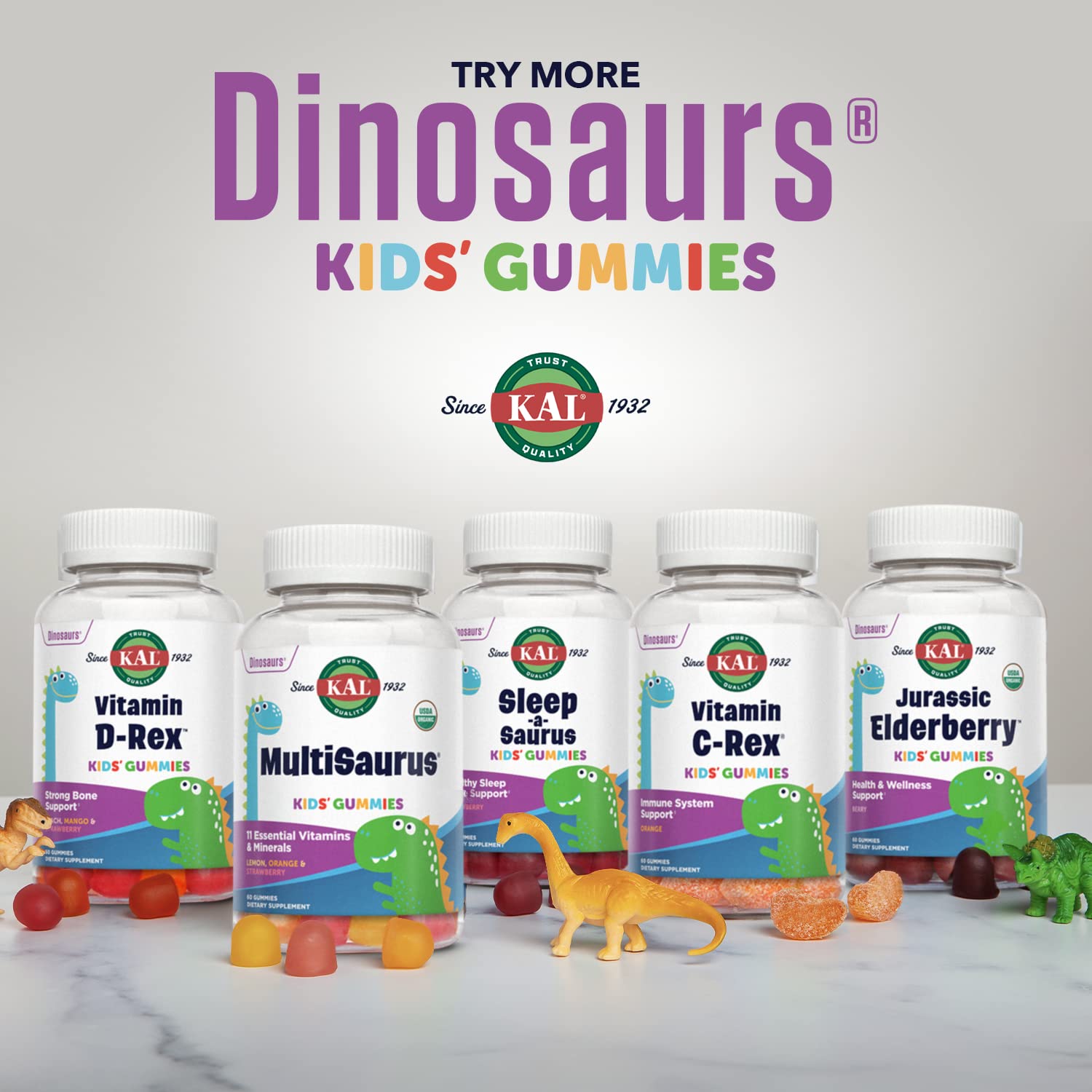 Foto 7 pulgar | Gomitas de Vitamina D Kal Vitamina D-Rex para Niños 25 MCG - Venta Internacional