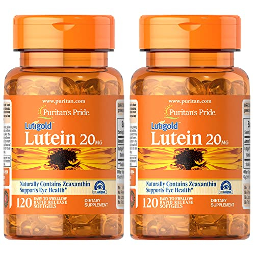 Foto 2 pulgar | Suplemento De 20 Mg De Luteína Puritan's Pride Para La Salud Ocular 240 Ml - Venta Internacional.