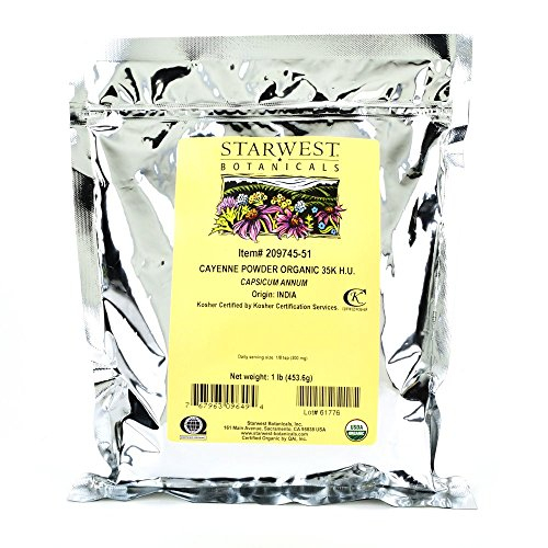 Foto 2 pulgar | Pimienta de Cayena en Polvo Starwest Botanicals Orgánica 1 kg 35.000 SHU - Venta Internacional