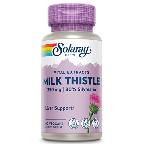 Foto 2 pulgar | Suplemento Solaray: Extracto De Semilla De Cardo Mariano, 350 Mg, 60 Cápsulas Vegetales - Venta Internacional.