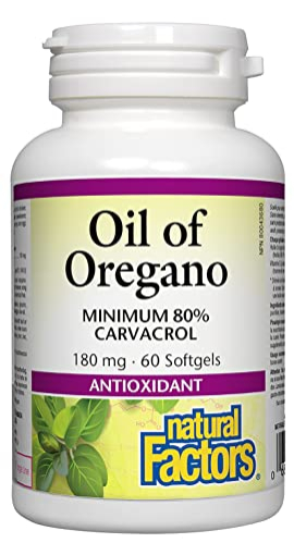 Foto 2 pulgar | Suplemento Natural Factors De Aceite De Orégano 180 Mg 60 Cápsulas - Venta Internacional.