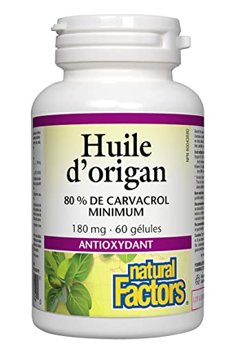 Foto 4 pulgar | Suplemento Natural Factors De Aceite De Orégano 180 Mg 60 Cápsulas - Venta Internacional.