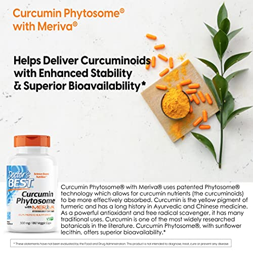 Foto 5 pulgar | Suplemento Doctor's Best Curcumin Phytosome 500 Mg 180 Cápsulas - Venta Internacional.