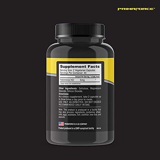 Foto 2 | Suplemento Primaforce Yohimbina Hcl 2,5 Mg 90 Cápsulas - Venta Internacional.