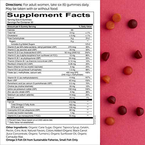 Foto 3 pulgar | Fórmula Gummy Vitamins Smartypants Para Mujer Con Omega 3, 120 Unidades - Venta Internacional.