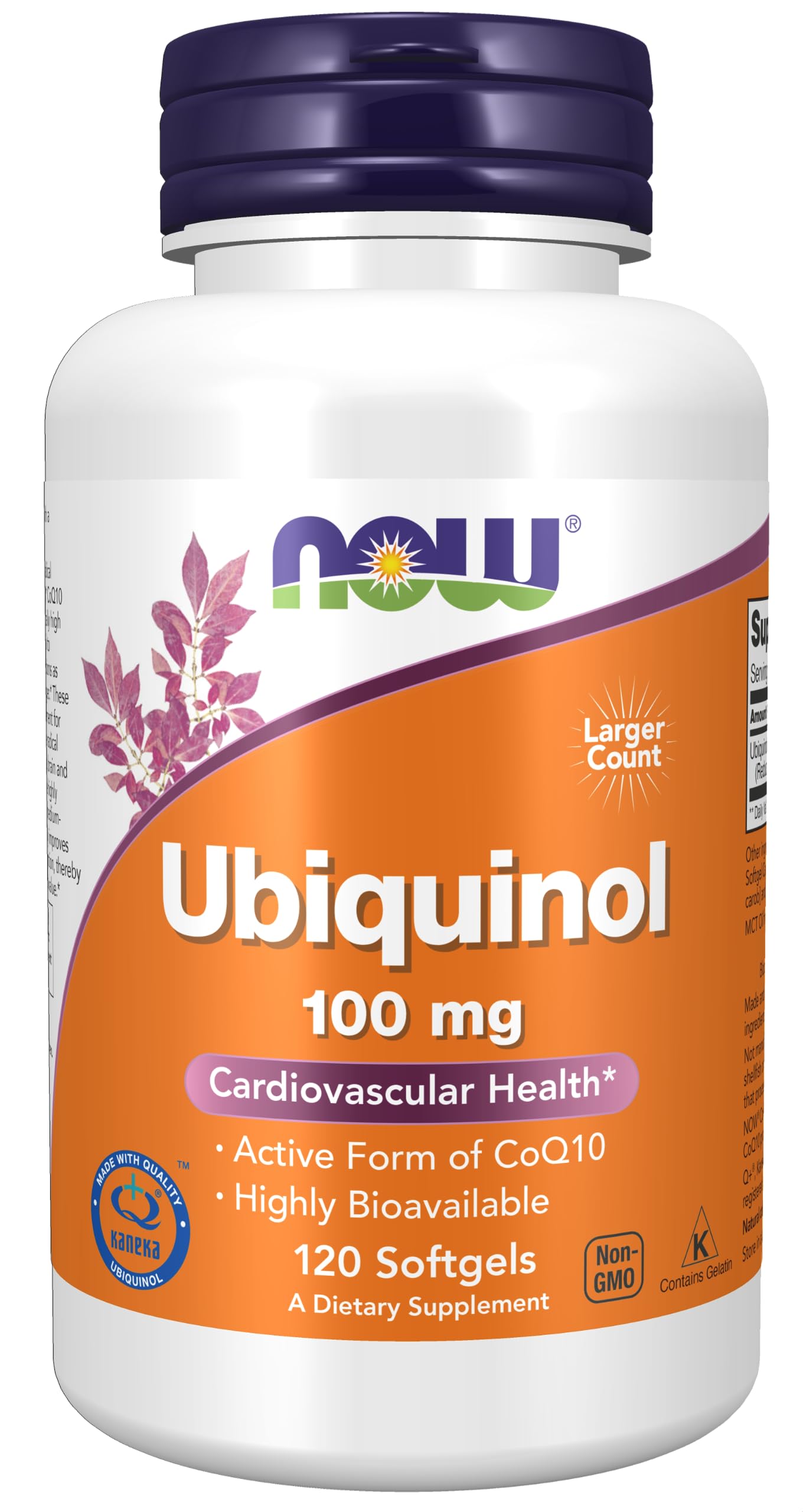 Foto 2 pulgar | Suplemento Now: Ubiquinol, 100 Mg, Alta Biodisponibilidad, 120 G - Venta Internacional.