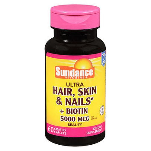 Suplemento Sundance Ultra Hair - Piel Y Uñas + Biotina 60 Ta - Venta Internacional.