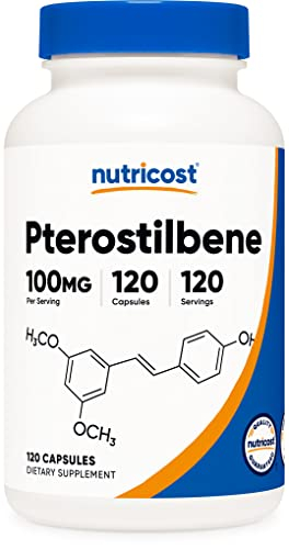 Foto 2 pulgar | Suplemento Nutricost Pterostilbene 100 Mg 120 Cápsulas - Venta Internacional.