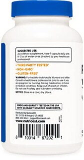 Foto 3 | Suplemento Nutricost Pterostilbene 100 Mg 120 Cápsulas - Venta Internacional.