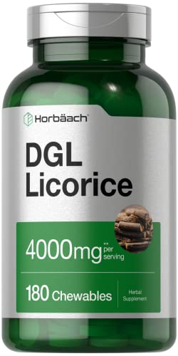 Foto 1 | Suplemento Horbaach Dgl En Tabletas Masticables De Regaliz 400 Mg 180 - Venta Internacional.