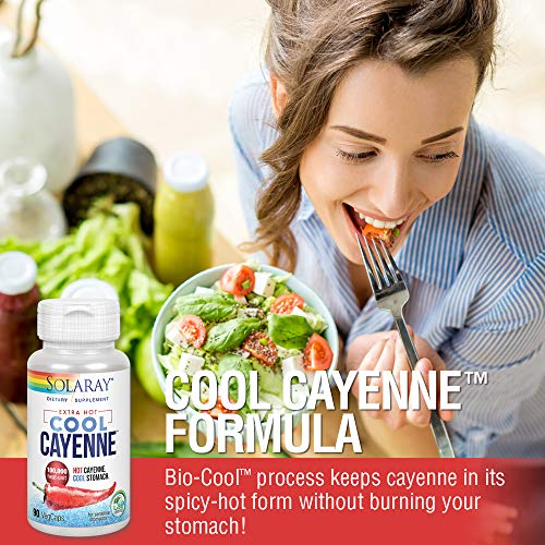 Foto 6 pulgar | Suplemento Solaray Extra Hot Cool Cayenne 100,000 Hu 90 Vegc - Venta Internacional.