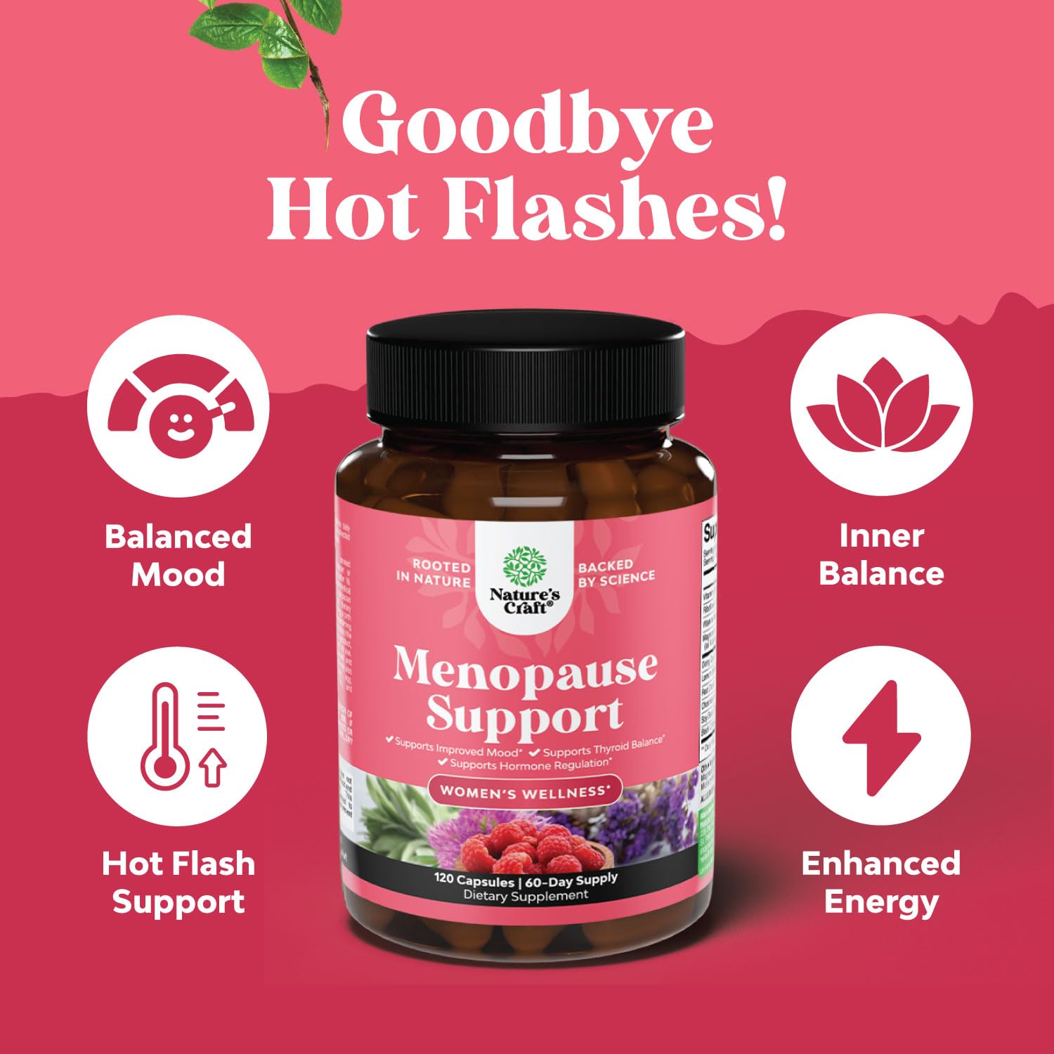 Foto 4 pulgar | Suplemento Natures Craft Complete Herbal Menopause Women - Venta Internacional.