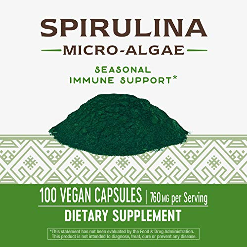 Foto 3 pulgar | Suplemento De Microalgas Con Espirulina De Nature's Way, 760 Mg - Venta Internacional.